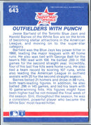 1987 Fleer Harold Baines/Jesse Barfield