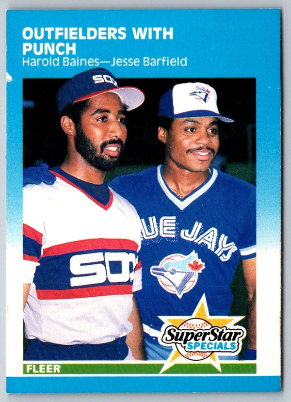 1987 Fleer Harold Baines/Jesse Barfield #643