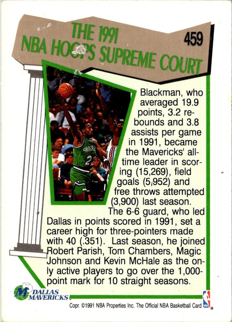 1991 Hoops Rolando Blackman