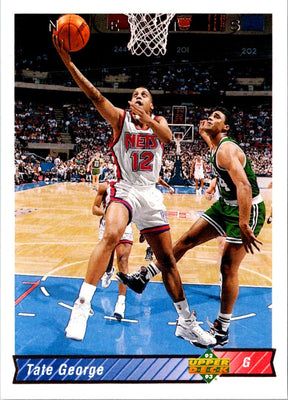 1992 Upper Deck Tate George #155