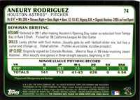 2011 Bowman Draft Picks & Prospects Aneury Rodriguez #74 Rookie