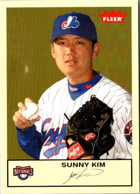 2005 Fleer Tradition Gray Backs Sunny Kim #158