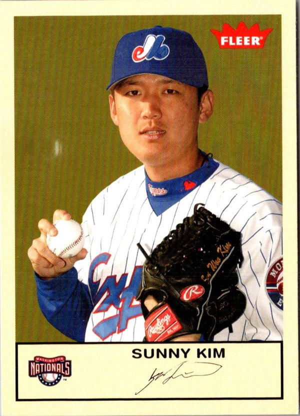 2005 Fleer Tradition Gray Backs Sunny Kim #158