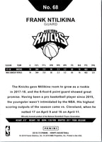 2018 Hoops Purple Frank Ntilikina #68