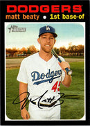 2020 Topps Heritage Matt Beaty