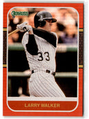 2021 Donruss Holo Red Larry Walker