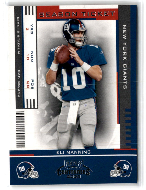 2005 Playoff Contenders Eli Manning #63