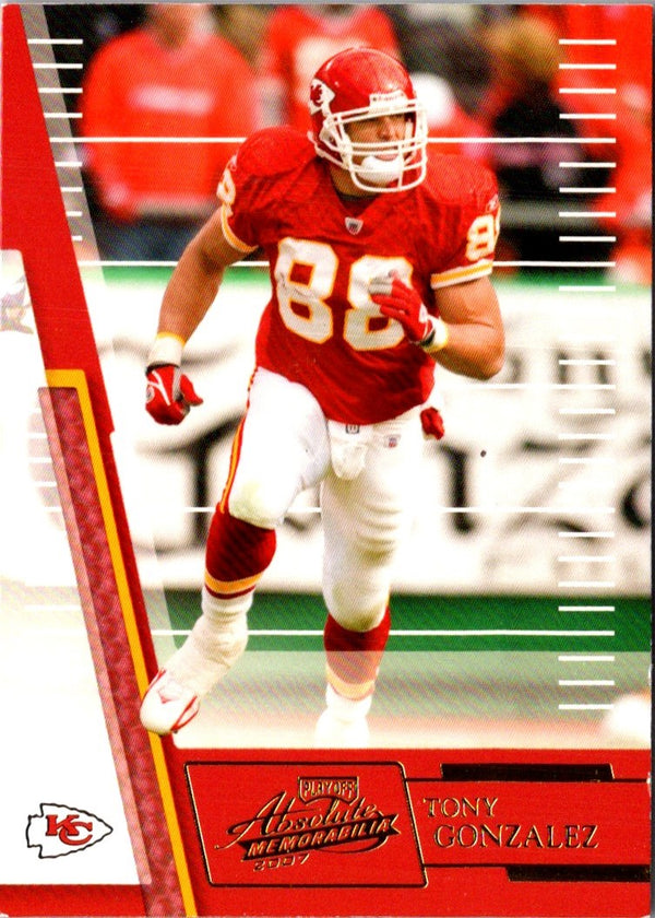 2007 Playoff Absolute Memorabilia Spectrum Red Tony Gonzalez #142