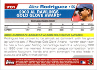 2004 Topps 1st Edition Alex Rodriguez #701
