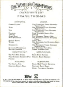 2022 Topps Allen Ginter Frank Thomas