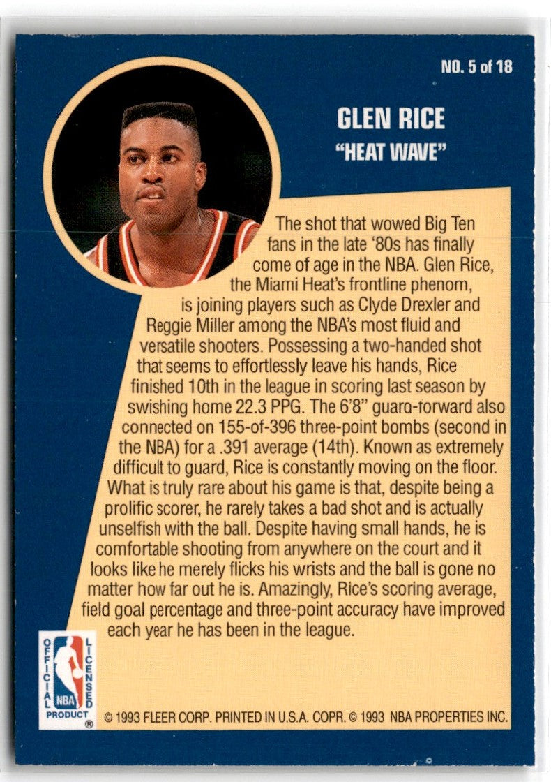 1992 Fleer Glen Rice