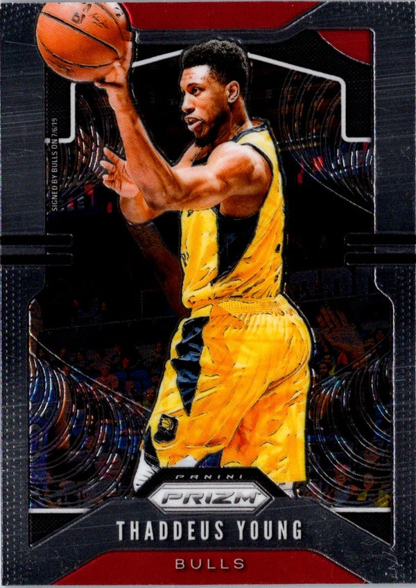 2019 Panini Prizm Prizms Red Thaddeus Young #217