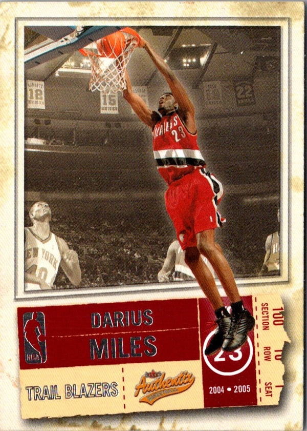 2004 Fleer Authentix Darius Miles #13