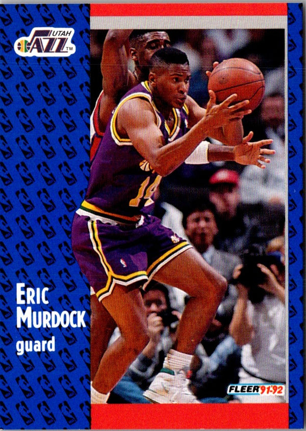 1991 Fleer Eric Murdock #365 Rookie