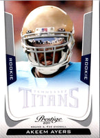 2011 Panini Prestige Akeem Ayers #205 Rookie