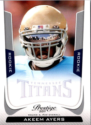 2011 Panini Prestige Akeem Ayers #205 Rookie