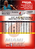 2000 Fleer Focus Anthony Mason #107