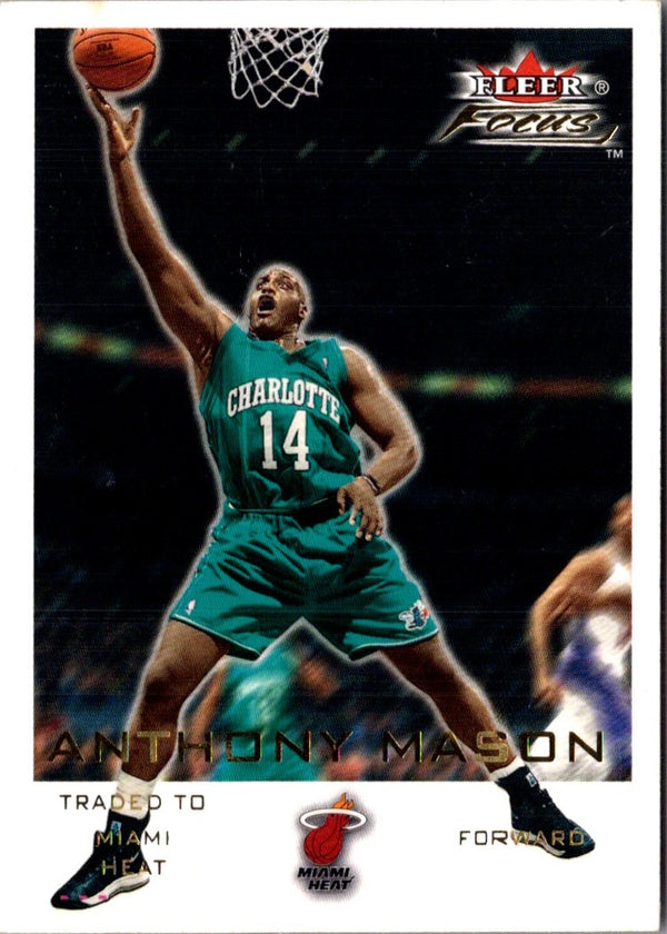 2000 Fleer Focus Anthony Mason #107