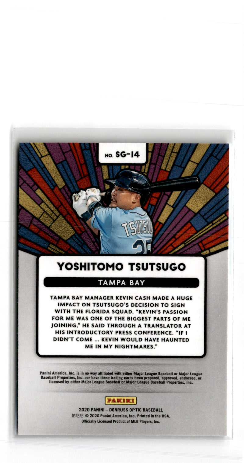 2020 Donruss Optic Stained Glass Yoshitomo Tsutsugo