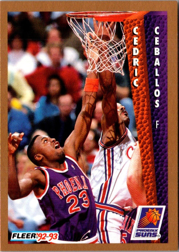 1992 Fleer Cedric Ceballos #179