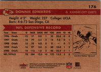 2001 Fleer Tradition Glossy Donnie Edwards #176