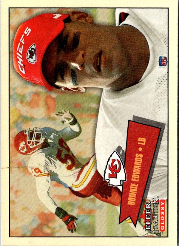 2001 Fleer Tradition Glossy Donnie Edwards #176