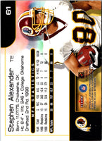 2000 SkyBox Stephen Alexander #61