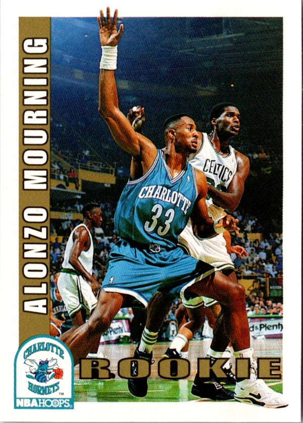 1992 Hoops Alonzo Mourning #361 Rookie