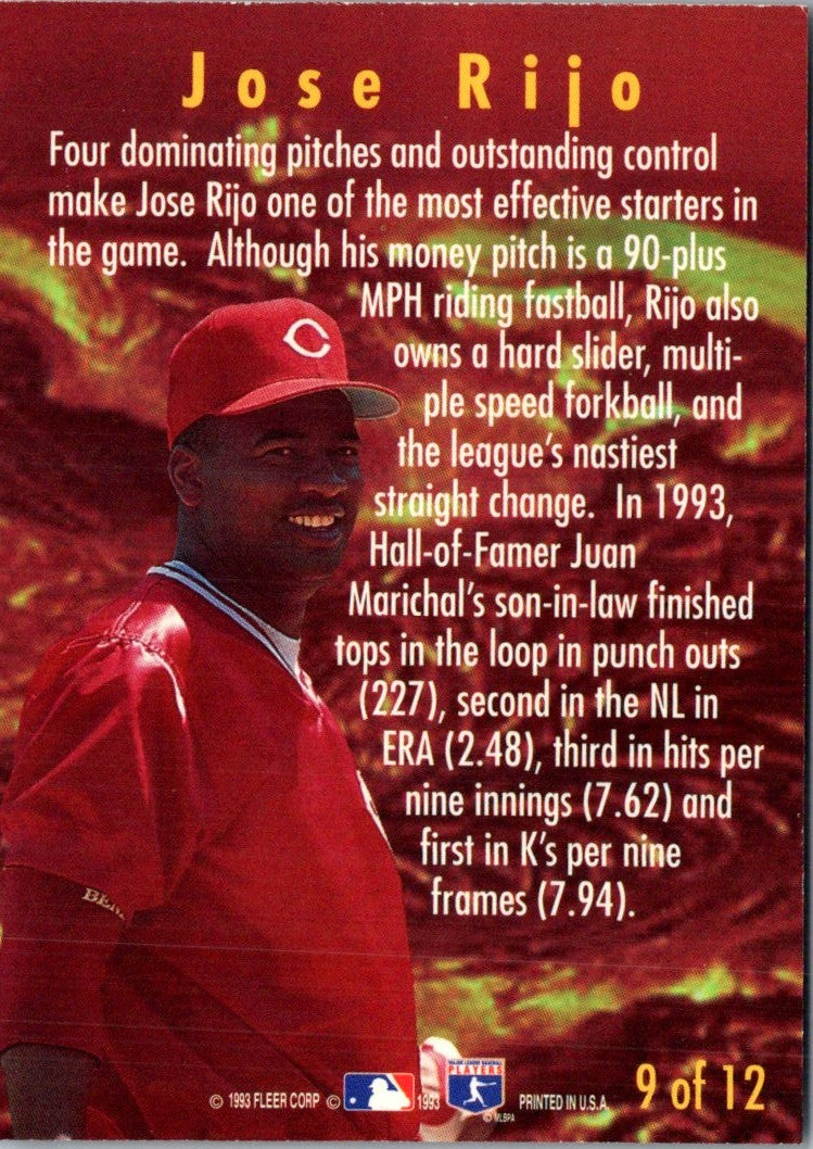 1993 Fleer All-Stars NL Felix Jose