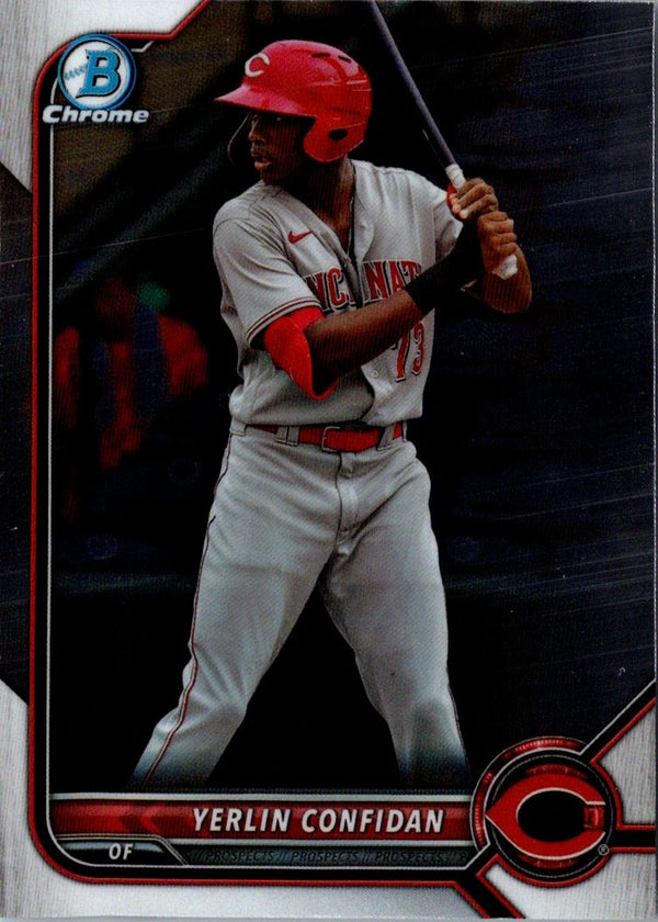 2022 Bowman Chrome Yerlin Confidan #BCP-187