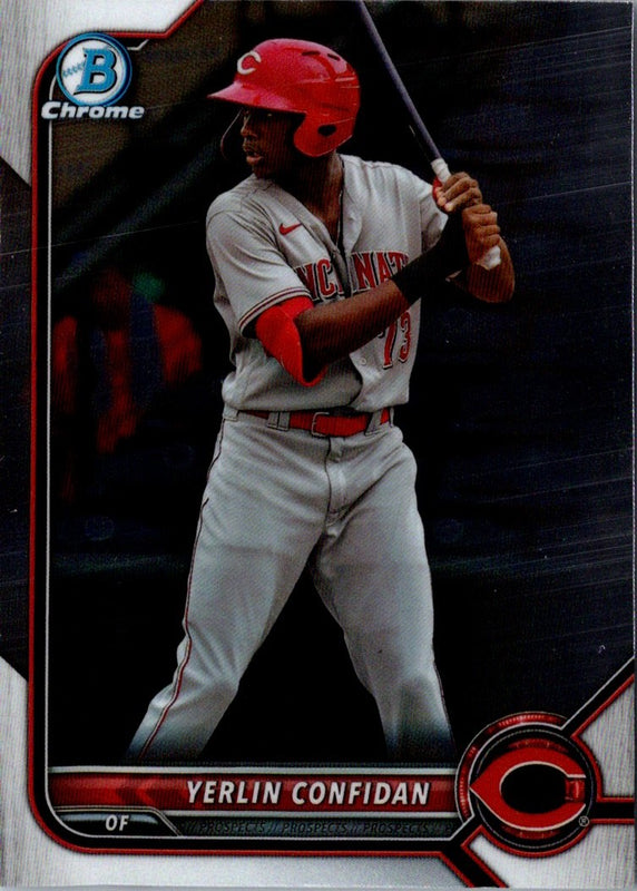 2022 Bowman Chrome Yerlin Confidan #BCP-187