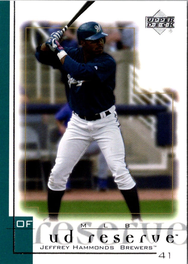 2001 UD Reserve Jeffrey Hammonds #100