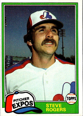 1981 Topps Steve Rogers #725