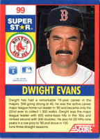 1991 Score 100 Superstars Dwight Evans #99