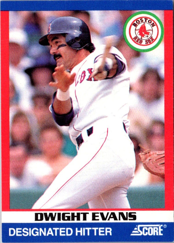 1991 Score 100 Superstars Dwight Evans #99