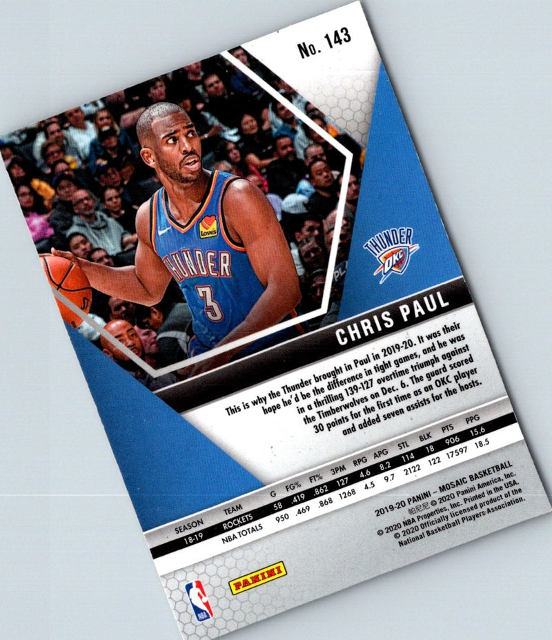 2019 Panini Mosaic Chris Paul