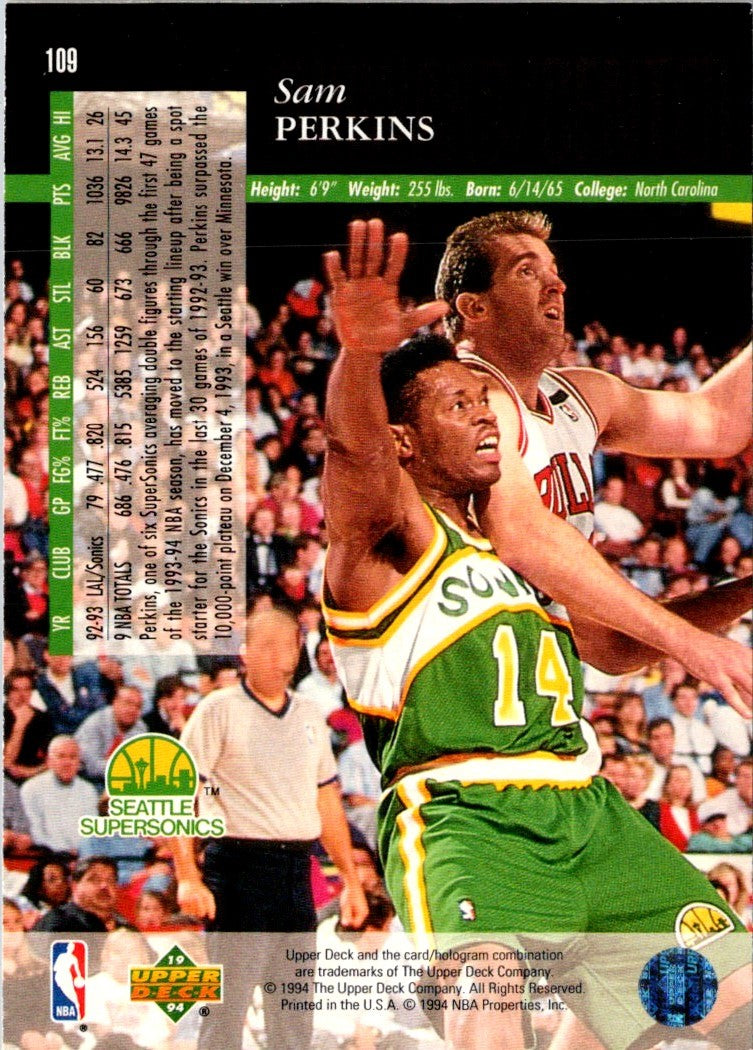 1993 Upper Deck Special Edition Sam Perkins
