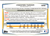 2014 Bowman Chrome Prospects Preston Tucker #BCP28