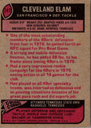 1977 Topps Cleveland Elam