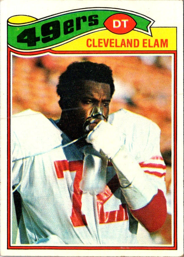 1977 Topps Cleveland Elam #247 Rookie