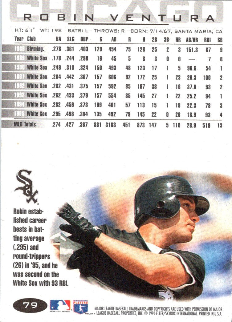 1996 Fleer Robin Ventura