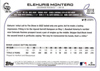 2022 Topps Update Elehuris Montero #US110 Rookie
