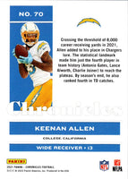 2022 Panini Keenan Allen #70