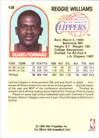 1989 Hoops Reggie Williams #128 Rookie