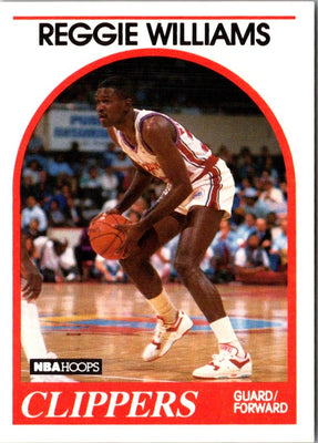 1989 Hoops Reggie Williams #128 Rookie