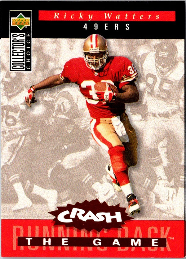 1994 Collector's Choice Crash the Game Ricky Watters #C19