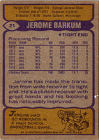 1979 Topps Jerome Barkum #21