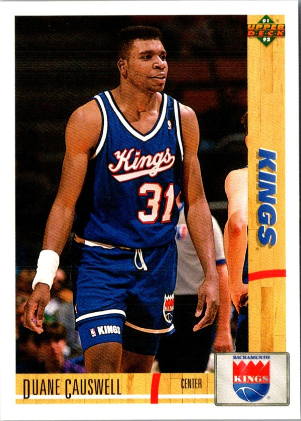 1991 Upper Deck Duane Causwell #358 Rookie