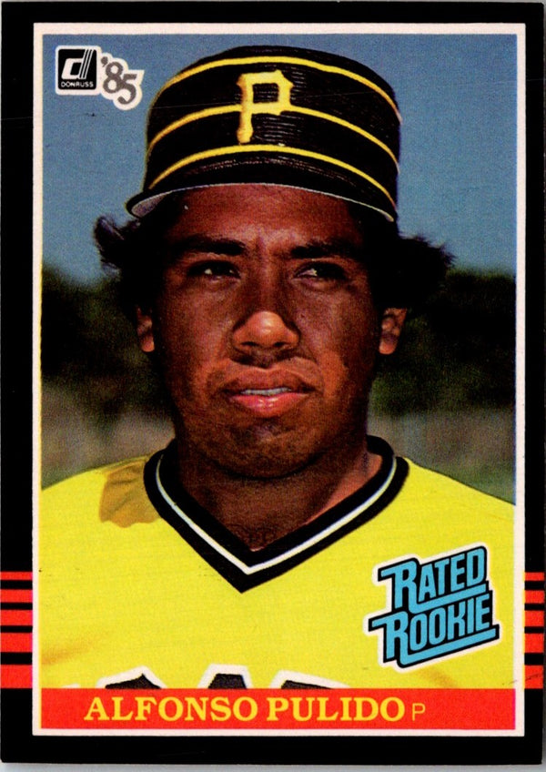 1985 Donruss Alfonso Pulido #34 Rookie