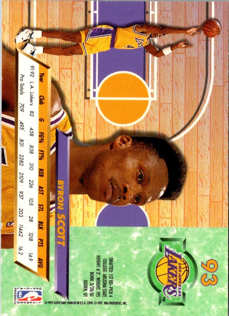 1992 Ultra Byron Scott